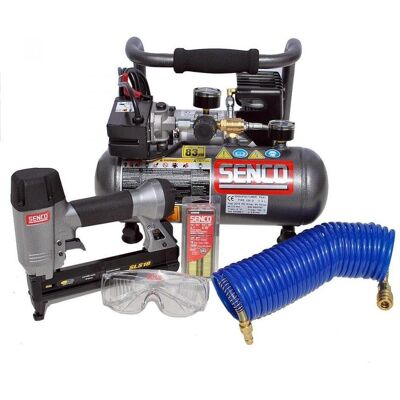 Senco, Kompressor, PC0972EUPU Kompressor PC1010 Hefter SLS 18 MG + Schlauch (24 l, 8.30 Bar) Senco, Kompressor, PC0972EUPU Kompressor PC1010 Hefter SLS 18 MG + Schlauch (24 l, 8.30 Bar)
