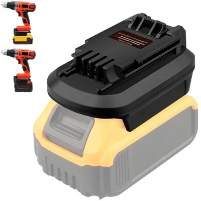 LKD, Werkzeugakku + Ladegerät, Akku-Adapter - DeWalt/Milwaukee für Black&Decker Elektrowerkzeuge (18 V) LKD, Werkzeugakku + Ladegerät, Akku-Adapter - DeWalt/Milwaukee für Black&Decker Elektrowerkzeuge (18 V)