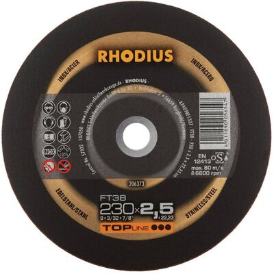 Rhodius - Scheibe Coppettazione FT38 - Hochleistungs-Schneidscheibe Rhodius - Scheibe Coppettazione FT38 - Hochleistungs-Schneidscheibe