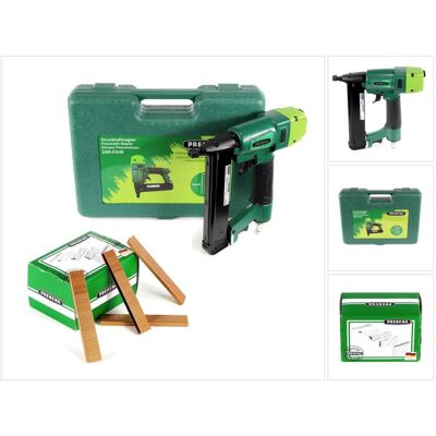Prebena, Tacker + Nagelpistole, 2XR-ES40 Klammergerät Druckluft Nagler im Transportkoffer Typ ES + 7800x ES18CNKHA Prebena, Tacker + Nagelpistole, 2XR-ES40 Klammergerät Druckluft Nagler im Transportkoffer Typ ES + 7800x ES18CNKHA