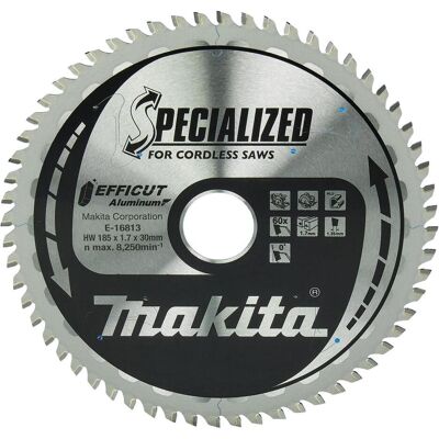 Makita, Sägeblatt, E-16813 EFFICUT Sägeblatt 185x30x60 Makita, Sägeblatt, E-16813 EFFICUT Sägeblatt 185x30x60