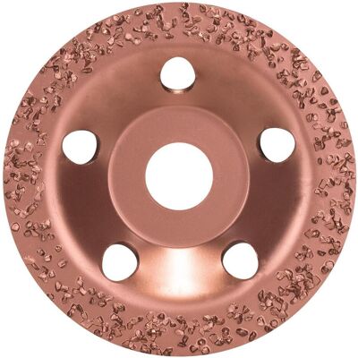 Bosch Professional Zubehör, Schleifmittel, Hartmetalltopfscheibe, 115 x 22,23 mm, grob, flach (Grob) Bosch Professional Zubehör, Schleifmittel, Hartmetalltopfscheibe, 115 x 22,23 mm, grob, flach (Grob)