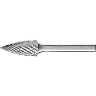 Pferd, Fräser, Frässtift Hartmetall Spitzbogen Länge 65 mm Produktabmessung, Ø 12 Arbeits 25 Schaftdurchmesser Pferd, Fräser, Frässtift Hartmetall Spitzbogen Länge 65 mm Produktabmessung, Ø 12 Arbeits 25 Schaftdurchmesser