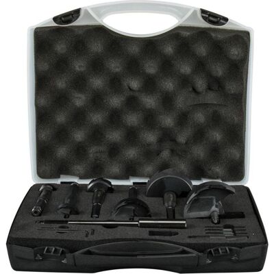 Makita, Bohrereinsatz, D-36005 Set of 7-piece drill-milling cutters (10 mm, 25 mm, 32 mm, 38 mm, 4 mm, 51 mm, 65 mm, 76 mm) Makita, Bohrereinsatz, D-36005 Set of 7-piece drill-milling cutters (10 mm, 25 mm, 32 mm, 38 mm, 4 mm, 51 mm, 65 mm, 76 mm)
