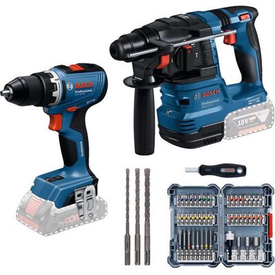 Bosch Professional, Bohrmaschine + Akkuschrauber, Profi-Set (Bohrhammer, Bohrschrauber) Bosch Professional, Bohrmaschine + Akkuschrauber, Profi-Set (Bohrhammer, Bohrschrauber)