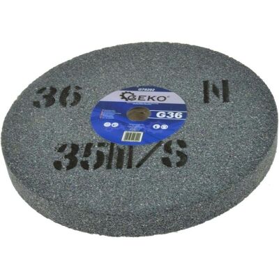 GEKO, Schleifmittel, Schleifscheibe für Doppelschleifer 200x20x16mm G36 (36) GEKO, Schleifmittel, Schleifscheibe für Doppelschleifer 200x20x16mm G36 (36)