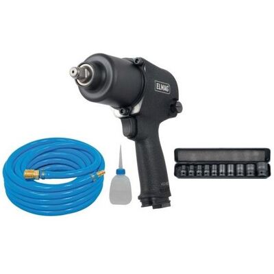 Elmag, Bohrmaschine + Akkuschrauber, - DL-Werkzeugpaket Schlagschrauber EPS 102 m. Schlagnuss-Satz 10-tlg. (Schlagschrauber) Elmag, Bohrmaschine + Akkuschrauber, - DL-Werkzeugpaket Schlagschrauber EPS 102 m. Schlagnuss-Satz 10-tlg. (Schlagschrauber)