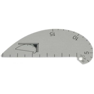 Elmag, Schweissgerät Zubehör, - Schweissnahtlehre "ALUMINIUM" Messbereich f. Ecknähte 2-15mm/Flachn. 0-5mm Elmag, Schweissgerät Zubehör, - Schweissnahtlehre "ALUMINIUM" Messbereich f. Ecknähte 2-15mm/Flachn. 0-5mm