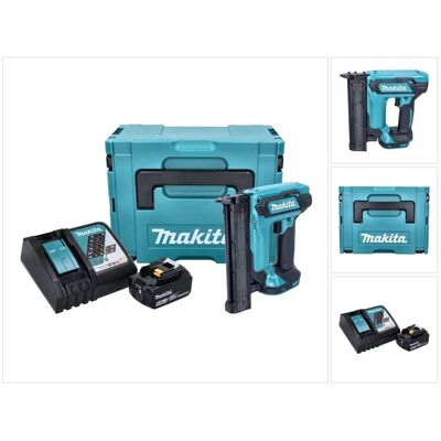 Makita, Tacker + Nagelpistole, DFN 350 RT1J Akku Stauchkopfnagler 18 V 15 - 35 mm + 1x Akku 5,0 Ah + Ladegerät + Makpac (Nagelpistole) Makita, Tacker + Nagelpistole, DFN 350 RT1J Akku Stauchkopfnagler 18 V 15 - 35 mm + 1x Akku 5,0 Ah + Ladegerät + Makpac (Nagelpistole)