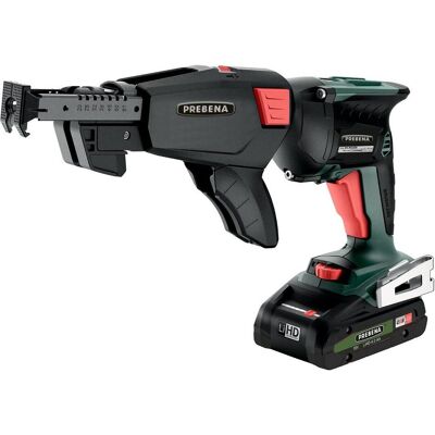 Prebena, Bohrmaschine + Akkuschrauber, 6A-MGS55-SET2 6A-MGS55-SET2 Cordless screwdriver (+ screw magazine attachment) 18 V 2 Ah (Bohrschrauber) Prebena, Bohrmaschine + Akkuschrauber, 6A-MGS55-SET2 6A-MGS55-SET2 Cordless screwdriver (+ screw magazine attachment) 18 V 2 Ah (Bohrschrauber)