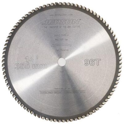 Jepson, Sägeblatt, 600594 HM-Sägeblatt 355 mm 96 Zähne Aluminium Jepson, Sägeblatt, 600594 HM-Sägeblatt 355 mm 96 Zähne Aluminium