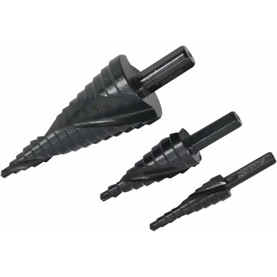 AWTOOLS Akku-Bohrerset - Spiral 3er 4-12mm, 4-20mm, 4-32mm AWTOOLS Akku-Bohrerset - Spiral 3er 4-12mm, 4-20mm, 4-32mm