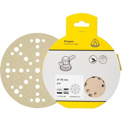 Klingspor, Schleifmittel, PS 33 CK SB-verpackt - Schleifscheiben 125 mm (80) Klingspor, Schleifmittel, PS 33 CK SB-verpackt - Schleifscheiben 125 mm (80)