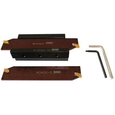 Elmag, Zubehör Maschine, - Stechwerkzeugsortiment 25mm 21 tlg., m. Stechleisten NCIH32 2x3mm, 2x4mm, 2x5mm Elmag, Zubehör Maschine, - Stechwerkzeugsortiment 25mm 21 tlg., m. Stechleisten NCIH32 2x3mm, 2x4mm, 2x5mm