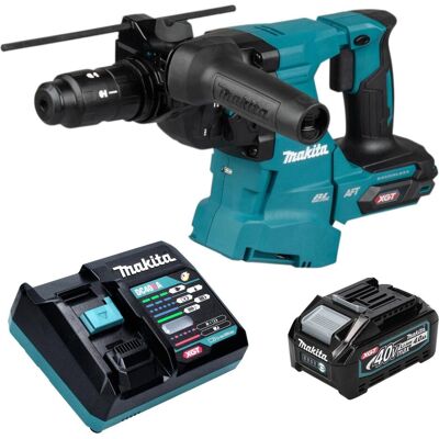 Makita, Bohrmaschine + Akkuschrauber, HR 012 GM101 Akku Kombihammer 40 V max. 3,3 J SDS plus Brushless + 1x Akku 4,0 Ah + Ladegerät (Bohrhammer) Makita, Bohrmaschine + Akkuschrauber, HR 012 GM101 Akku Kombihammer 40 V max. 3,3 J SDS plus Brushless + 1x Akku 4,0 Ah + Ladegerät (Bohrhammer)
