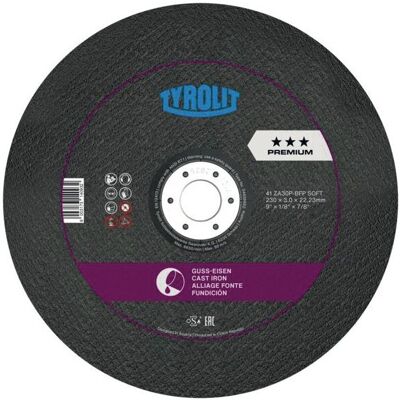 Tyrolit D230x3mm Premium Trennscheibe - 22,23mm Sinterloch Tyrolit D230x3mm Premium Trennscheibe - 22,23mm Sinterloch