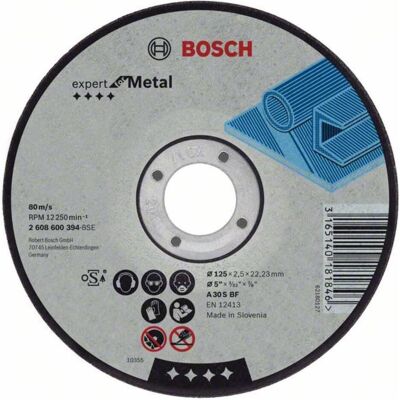 Bosch Professional Zubehör, Sägeblatt, PRO Metal Trennscheibe, 230 x 2,5 x 22,23 mm Bosch Professional Zubehör, Sägeblatt, PRO Metal Trennscheibe, 230 x 2,5 x 22,23 mm