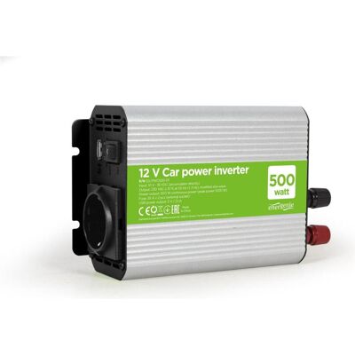 Energenie, Spannungswandler, power adapter/inverter Auto 500W Aluminium schwarz EG-PWC500-01 Energenie, Spannungswandler, power adapter/inverter Auto 500W Aluminium schwarz EG-PWC500-01