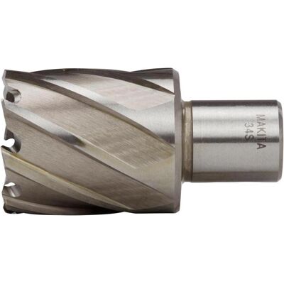 Makita, Lochsäge, Zubehör HB34S HSS-Kernbohrer 34mm Schnitttiefe 30mm Weldon (34 mm) Makita, Lochsäge, Zubehör HB34S HSS-Kernbohrer 34mm Schnitttiefe 30mm Weldon (34 mm)