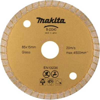 Makita, Sägeblatt, Diamant-Trennscheibe Diamant • Nassschnitt • 85 x 15 x 52 mm Makita, Sägeblatt, Diamant-Trennscheibe Diamant • Nassschnitt • 85 x 15 x 52 mm