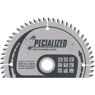 Makita, Sägeblatt, PIŁA TARCZOWA 165x20x40z EFFICUT MDF/LAMINATY/DREWNO Makita, Sägeblatt, PIŁA TARCZOWA 165x20x40z EFFICUT MDF/LAMINATY/DREWNO