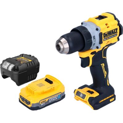 DeWalt, Bohrmaschine + Akkuschrauber, DCD 800 E1 Akku Bohrschrauber 18 V 90 Nm Brushless + 1x Powerstack Akku 1,7 Ah + Ladegerät (Bohrschrauber) DeWalt, Bohrmaschine + Akkuschrauber, DCD 800 E1 Akku Bohrschrauber 18 V 90 Nm Brushless + 1x Powerstack Akku 1,7 Ah + Ladegerät (Bohrschrauber)