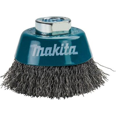 Makita, Schleifmittel, Zubehör D-24066 Topfbürste M10 x 60 mm gewellter Stahldraht Makita, Schleifmittel, Zubehör D-24066 Topfbürste M10 x 60 mm gewellter Stahldraht
