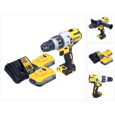 DeWalt, Bohrmaschine + Akkuschrauber, DCD 996 H2 Akku Schlagbohrschrauber 18 V 95 Nm Brushless + 2x Powerstack Akku 5,0 Ah + (Schlagbohrschrauber) DeWalt, Bohrmaschine + Akkuschrauber, DCD 996 H2 Akku Schlagbohrschrauber 18 V 95 Nm Brushless + 2x Powerstack Akku 5,0 Ah + (Schlagbohrschrauber)