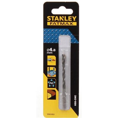 Stanley Bohrereinsatz, BULLET 4,8 KA. Länge 86mm (4,8 Millimeter) Stanley Bohrereinsatz, BULLET 4,8 KA. Länge 86mm (4,8 Millimeter)