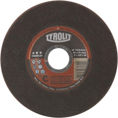 Tyrolit - Modell 115 - Ultrascharfe Trennscheibe für Edelstahl Tyrolit - Modell 115 - Ultrascharfe Trennscheibe für Edelstahl