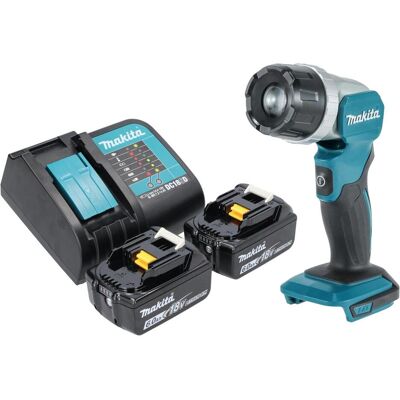 Makita, Arbeitsleuchte, DML 808 SG Akku Handstrahler 14,4 / 18 V 190 lm LED + 2x Akku 6,0 Ah + Ladegerät (190 lm) Makita, Arbeitsleuchte, DML 808 SG Akku Handstrahler 14,4 / 18 V 190 lm LED + 2x Akku 6,0 Ah + Ladegerät (190 lm)