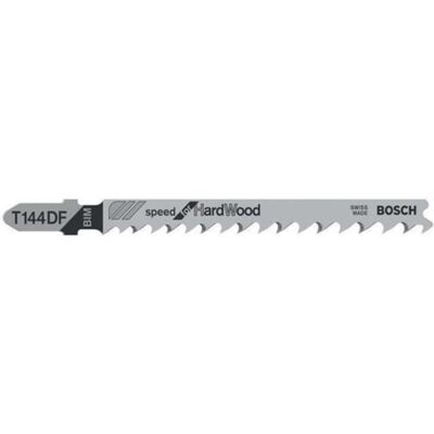 Bosch Professional Zubehör, Sägeblatt, PRO Hardwood fast T144DF Stichsägeblatt, 100 mm, 5-tlg. Bosch Professional Zubehör, Sägeblatt, PRO Hardwood fast T144DF Stichsägeblatt, 100 mm, 5-tlg.