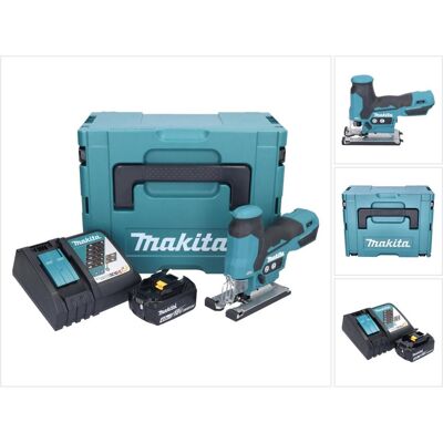 Makita, Stichsäge, DJV 185 RM1J Akku Pendelhubstichsäge 18 V Brushless + 1x Akku 4,0 Ah + Ladegerät + Makpac Makita, Stichsäge, DJV 185 RM1J Akku Pendelhubstichsäge 18 V Brushless + 1x Akku 4,0 Ah + Ladegerät + Makpac