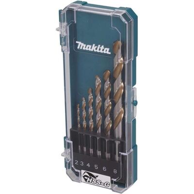 Makita, Bohrereinsatz, ZESTAW WIERTEŁDO METALU HSS-G 6szt. 2/3/4/5/6/8mm (2, 3, 4, 5, 6, 8 mm) Makita, Bohrereinsatz, ZESTAW WIERTEŁDO METALU HSS-G 6szt. 2/3/4/5/6/8mm (2, 3, 4, 5, 6, 8 mm)