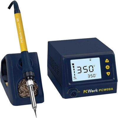 PCWork, Lötgerät, Digitale Lötstation, 180 - 480°C, 900M-Spitze, HD-LED Dual-Anzeige, Sleep-Funktion, 60W, 24V (Lötstation) PCWork, Lötgerät, Digitale Lötstation, 180 - 480°C, 900M-Spitze, HD-LED Dual-Anzeige, Sleep-Funktion, 60W, 24V (Lötstation)
