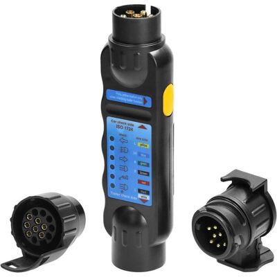 Orno, On-Board-Diagnose, Anhängersteckdosen-Testkit, Standard 13/7-polig, 12/24 V Orno, On-Board-Diagnose, Anhängersteckdosen-Testkit, Standard 13/7-polig, 12/24 V