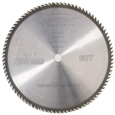 Jepson Sägeblatt - Hartmetall Kreissägeblatt für Stahl, Kunststoff, Metall - 8230 Jepson Sägeblatt - Hartmetall Kreissägeblatt für Stahl, Kunststoff, Metall - 8230