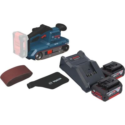 Professional, Schleifmaschine + Poliermaschine, Bosch GBS 18V-75 Akku Bandschleifer 18 V 76 x 533 mm Brushless + 2x Akku 4,0 Ah + Ladegerät (Bandschleifer) Professional, Schleifmaschine + Poliermaschine, Bosch GBS 18V-75 Akku Bandschleifer 18 V 76 x 533 mm Brushless + 2x Akku 4,0 Ah + Ladegerät (Bandschleifer)