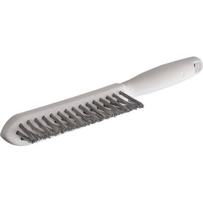 Lessmann, Bürstenwerkzeug, Kehlnahtbürste Länge 290 mm 0,35 mm VA-Stahldraht gewellt 3-reihig Lessmann, Bürstenwerkzeug, Kehlnahtbürste Länge 290 mm 0,35 mm VA-Stahldraht gewellt 3-reihig