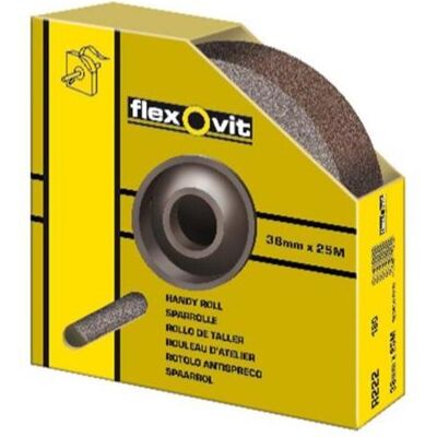 Saint-Gobain, Schleifmittel, Flexovit 63642559057 KF271 Schleifrolle 50 mm x 25 mtr. P220 Leinen universal im Karton Saint-Gobain, Schleifmittel, Flexovit 63642559057 KF271 Schleifrolle 50 mm x 25 mtr. P220 Leinen universal im Karton
