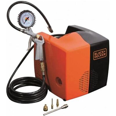 Black & Decker Kompressor, Tragbarer Kompressor Cubo (24 l, 8 Bar) Black & Decker Kompressor, Tragbarer Kompressor Cubo (24 l, 8 Bar)