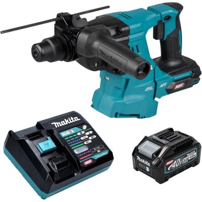 Makita, Bohrmaschine + Akkuschrauber, HR 011 GM101 Akku Kombihammer 40 V max. 3,3 J SDS plus Brushless + 1x Akku 4,0 Ah + Ladegerät (Bohrhammer) Makita, Bohrmaschine + Akkuschrauber, HR 011 GM101 Akku Kombihammer 40 V max. 3,3 J SDS plus Brushless + 1x Akku 4,0 Ah + Ladegerät (Bohrhammer)