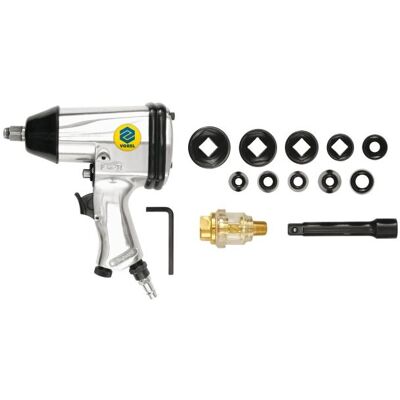 Toya, Bohrmaschine + Akkuschrauber, Druckluftschrauber 1/2 mit -Aufsätzen (Schlagschrauber) Toya, Bohrmaschine + Akkuschrauber, Druckluftschrauber 1/2 mit -Aufsätzen (Schlagschrauber)