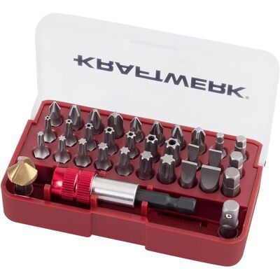 Kraftwerk, Bits, Bit-Set mit Kegelsenker-Bit (Innensechskant, Kreuz Pozidriv PZ) Kraftwerk, Bits, Bit-Set mit Kegelsenker-Bit (Innensechskant, Kreuz Pozidriv PZ)