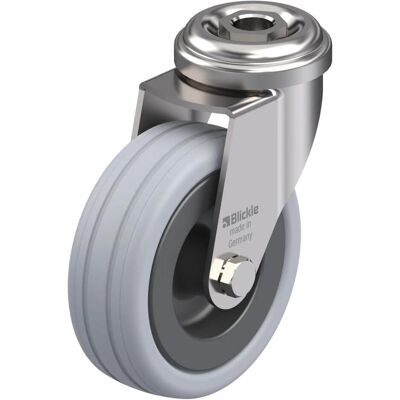 Blickle, Möbelrollen, 755008 LRXA-VPA 75G Lenkrolle Rad-Durchmesser 75 mm Tragfähigkeit max. 60 kg 1 Blickle, Möbelrollen, 755008 LRXA-VPA 75G Lenkrolle Rad-Durchmesser 75 mm Tragfähigkeit max. 60 kg 1