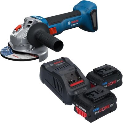 Professional, Winkelschleifer, Bosch GWS 18V-8 Professional Akku Winkelschleifer 18 V 125 mm Brushless + 2x ProCORE Akku 5,5 Ah + (125 mm) Professional, Winkelschleifer, Bosch GWS 18V-8 Professional Akku Winkelschleifer 18 V 125 mm Brushless + 2x ProCORE Akku 5,5 Ah + (125 mm)