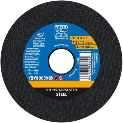 Pferd, Sägeblatt, Trennscheibe EHT 115-1.0 A 60 P PSF/22.23 Pferd, Sägeblatt, Trennscheibe EHT 115-1.0 A 60 P PSF/22.23