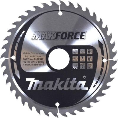 Makita, Sägeblatt, Sägebblatt MAKFORCE 170x30x40Z Makita, Sägeblatt, Sägebblatt MAKFORCE 170x30x40Z
