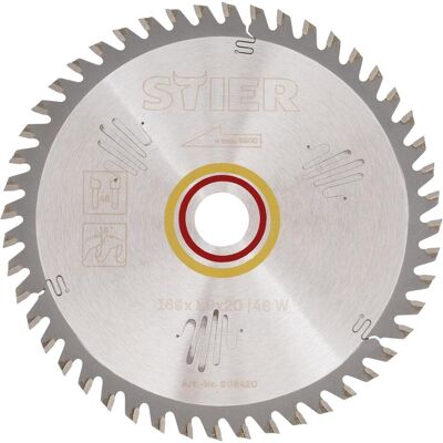 Stier, Sägeblatt, Kreissägeblatt Holz 165 x 1,9 x 20 48W 15° Spanwinkel Stier, Sägeblatt, Kreissägeblatt Holz 165 x 1,9 x 20 48W 15° Spanwinkel