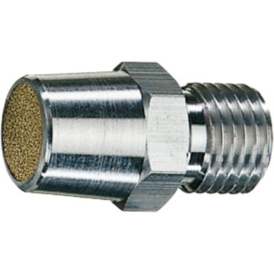 Elmag, Zubehör Druckluftwerkzeug, Dämpferdüse mit Sintereinsatz, AG M12x1,25 Elmag, Zubehör Druckluftwerkzeug, Dämpferdüse mit Sintereinsatz, AG M12x1,25